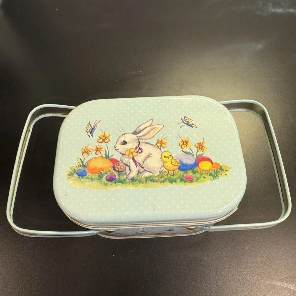 Easter Bunny‎ double handled tim from Hong Kong